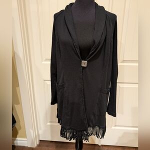 Barbara Lesser Black Cardigan